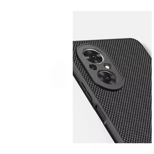 Nillkin Textured Case durable reinforced case with gel frame and nylon back for Honor 50 SE black 6