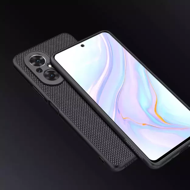 Nillkin Textured Case durable reinforced case with gel frame and nylon back for Honor 50 SE black 12
