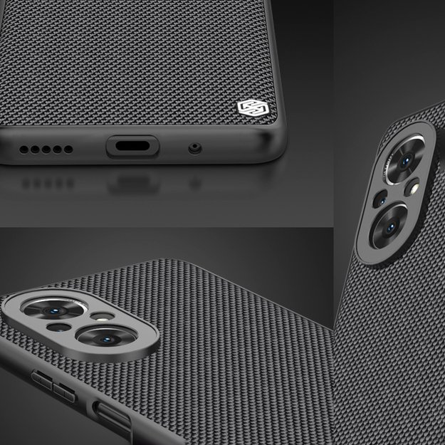 Nillkin Textured Case durable reinforced case with gel frame and nylon back for Honor 50 SE black 21