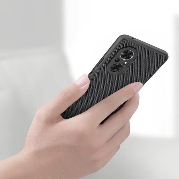 Nillkin Textured Case durable reinforced case with gel frame and nylon back for Honor 50 SE black 28