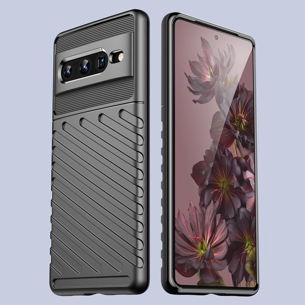 Thunder Case flexible armored cover for Google Pixel 7 Pro black 10