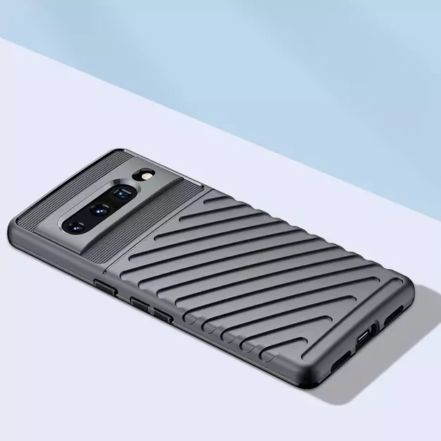 Thunder Case flexible armored cover for Google Pixel 7 Pro black 6