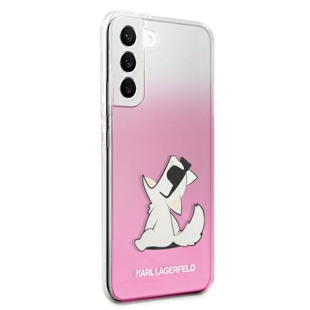 Karl Lagerfeld KLHCS22MCFNRCPI S22+ S906 hardcase różowy/pink Choupette Eat 14
