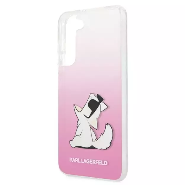 Karl Lagerfeld KLHCS22MCFNRCPI S22+ S906 hardcase różowy/pink Choupette Eat 9