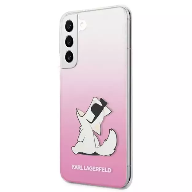 Karl Lagerfeld KLHCS22MCFNRCPI S22+ S906 hardcase różowy/pink Choupette Eat 5