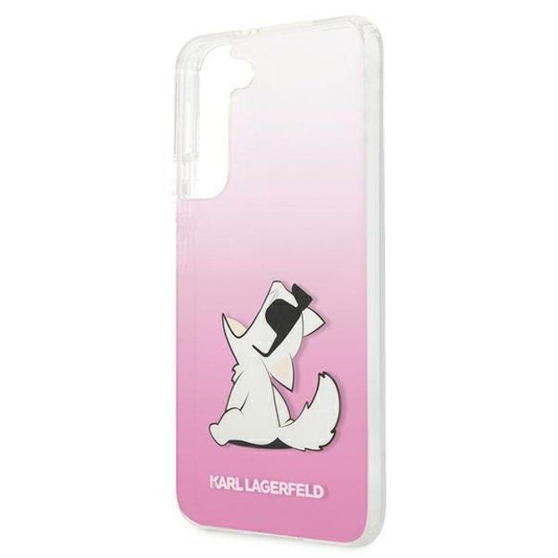 Karl Lagerfeld KLHCS22MCFNRCPI S22+ S906 hardcase różowy/pink Choupette Eat 2