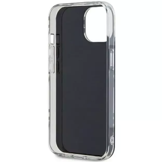 DKNY IML Checkered Mono Pattern case for iPhone 15 Plus / 14 Plus - black 13