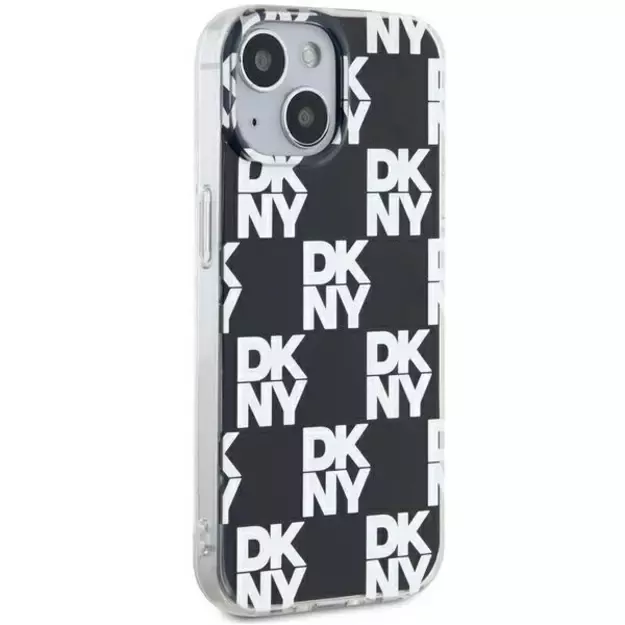 DKNY IML Checkered Mono Pattern case for iPhone 15 Plus / 14 Plus - black 10