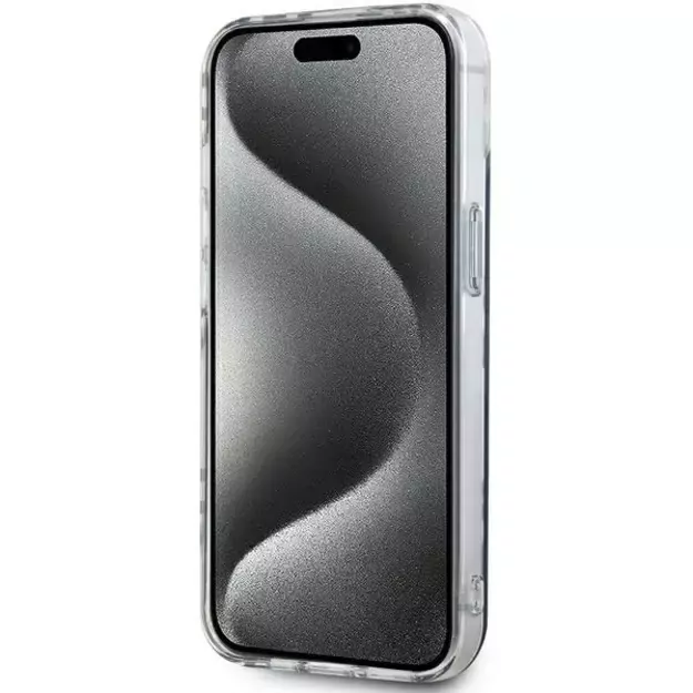 DKNY IML Checkered Mono Pattern case for iPhone 15 Plus / 14 Plus - black 11