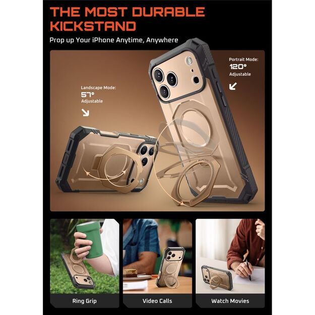 Supcase UB Grip Pro Mag MagSafe Case for iPhone 17 Pro Max - Gold 3
