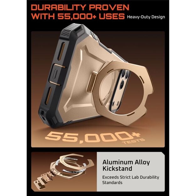 Supcase UB Grip Pro Mag MagSafe Case for iPhone 17 Pro Max - Gold 4