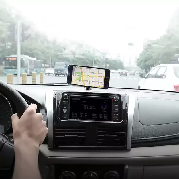Baseus Small Ears Series SUER-B01 magnetic car dashboard holder - black 8