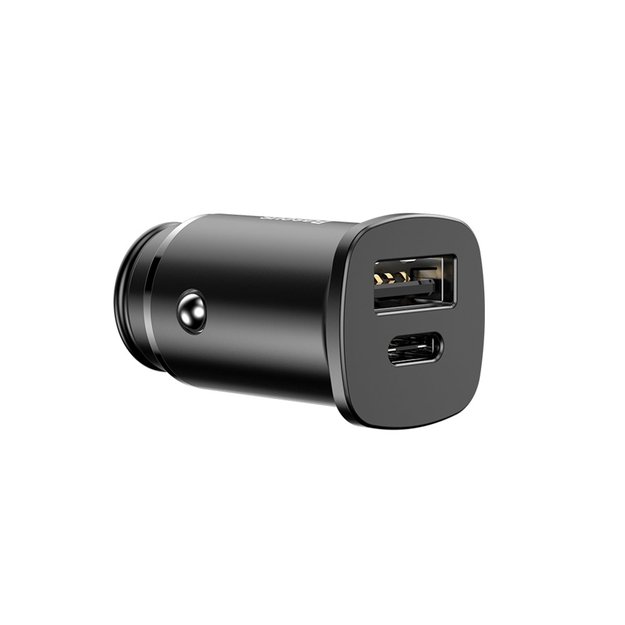 Baseus Square PPS smart car charger with USB Quick Charge 4.0 QC 4.0 and USB-C PD 3.0 SCP ports black (CCALL-AS01) 2