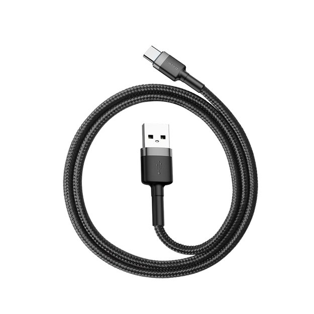 Baseus Cafule USB-A / USB-C QC 3.0 3A cable 0.5 m - black-gray 7