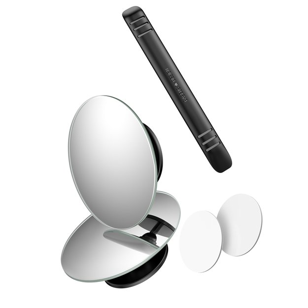 Baseus Full-view Blind-spot Mirror 2x additional car side mirror convex blind spot black (ACMDJ-01) 4