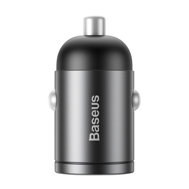 Baseus Tiny Star mini smart USB car charger 30W Quick Charge 3.0 gray (VCHX-A0G) 3