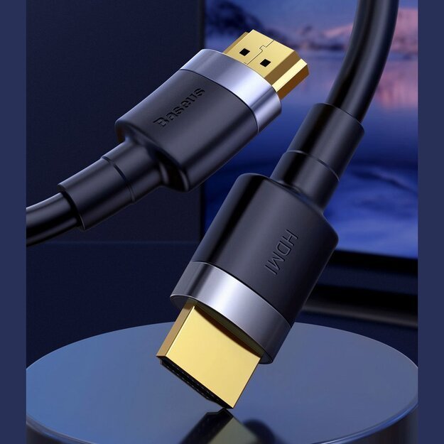 Baseus Cafule HDMI / HDMI 2.0 4K 60 Hz 3D 18 Gbps cable 2 m - black 6