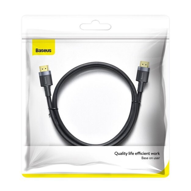 Baseus Cafule HDMI / HDMI 2.0 4K 60 Hz 3D 18 Gbps cable 2 m - black 14