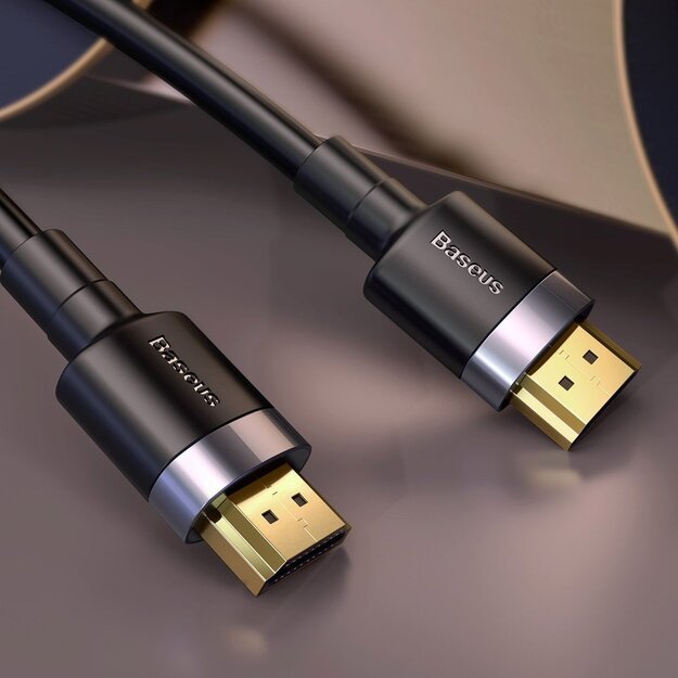 Baseus Cafule HDMI / HDMI 2.0 4K 60 Hz 3D 18 Gbps cable 2 m - black 5