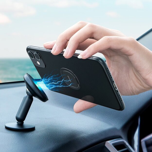 Baseus ultra-thin self-adhesive ring holder phone stand gray (SUYB-0A) 16