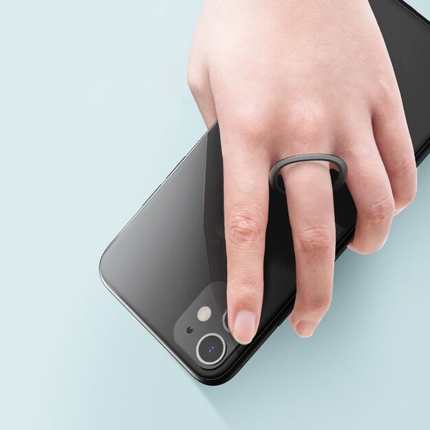 Baseus ultra-thin self-adhesive ring holder phone stand gray (SUYB-0A) 13