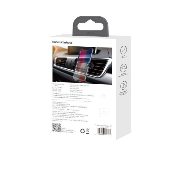 Baseus car phone holder for air vent black (SUGP-01) 5
