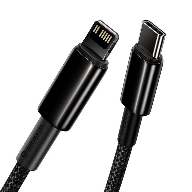 Baseus CATLWJ-A01 Lightning - USB-C PD 20W 480Mb/s 2m cable - black 1