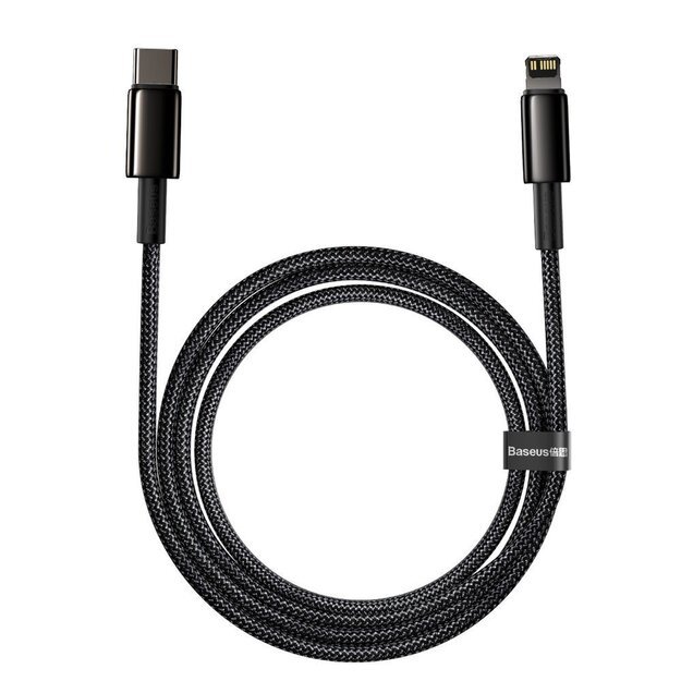 Baseus CATLWJ-A01 Lightning - USB-C PD 20W 480Mb/s 2m cable - black 3