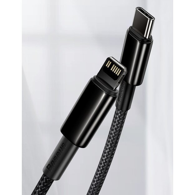 Baseus CATLWJ-A01 Lightning - USB-C PD 20W 480Mb/s 2m cable - black 11