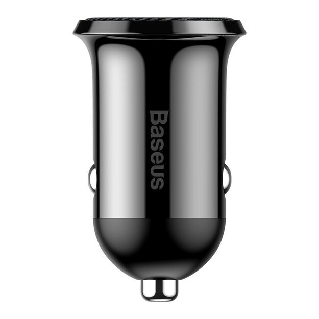 Baseus Grain Pro car charger 2x USB 4.8 A black (CCALLP-01) 3