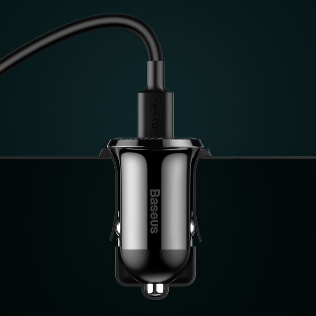Baseus Grain Pro car charger 2x USB 4.8 A black (CCALLP-01) 9