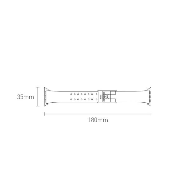 Baseus Slip-Thru strap band bracelet for Apple Watch 3/4/5/6/SE 38mm/40mm black (LBWSE-01) 17