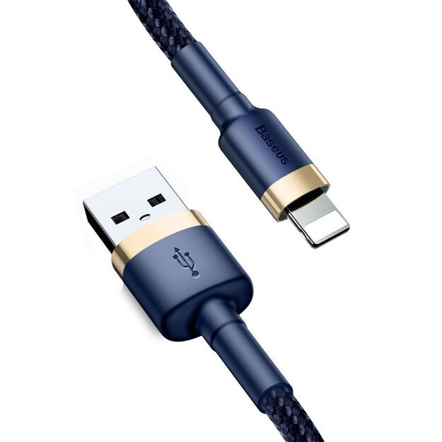 Baseus Cafule USB-A / Lightning 1.5A QC 3.0 cable 2 m - blue-gold 1