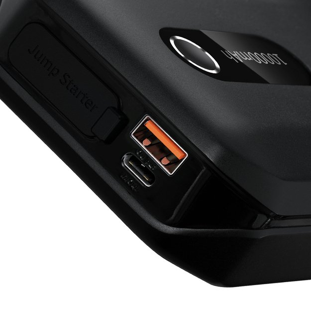 Baseus Power Bank Power Starter Jump Starter 10000mAh 12V (1000A / 500A) power bank + crocodile clips black (CGNL020101) 7