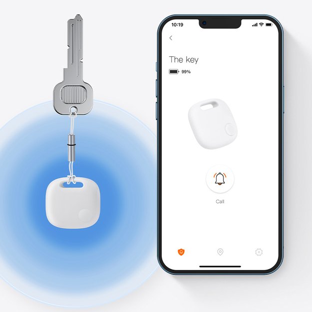 Baseus T2 Pro smart GPS tracker for children s handbag keys white (FMTP000002) 12