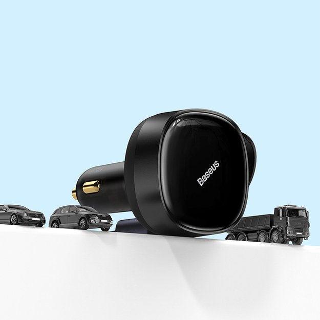 Baseus Enjoyment 2in1 car charger 30W black (CGTX000001) 19