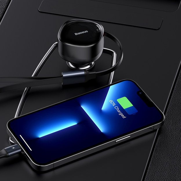 Baseus Enjoyment 2in1 car charger 30W black (CGTX000001) 10