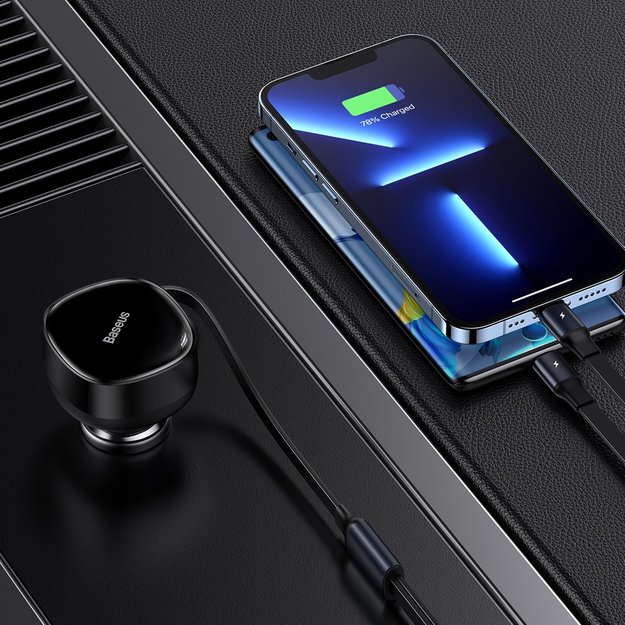 Baseus Enjoyment 2in1 car charger 30W black (CGTX000001) 9