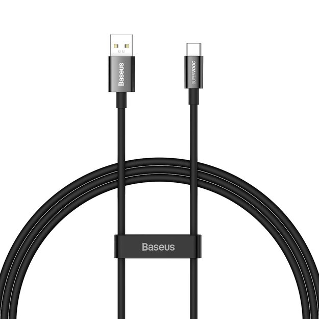 Baseus Superior Series SUPERVOOC USB-A to USB-C cable 65W 1m black