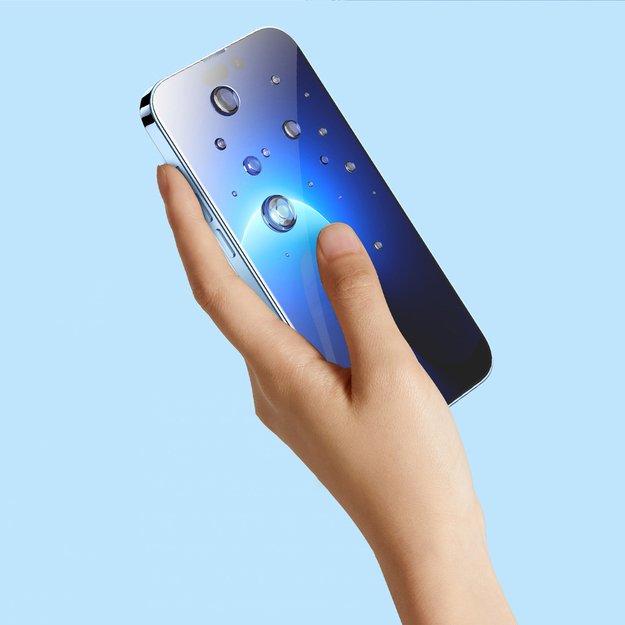Baseus Full Screen Tempered Glass for iPhone 12 Pro Max with Speaker Cover 0.4mm + Mounting Kit 20