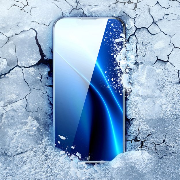 Baseus Full Screen Tempered Glass for iPhone 12 Pro Max with Speaker Cover 0.4mm + Mounting Kit 23
