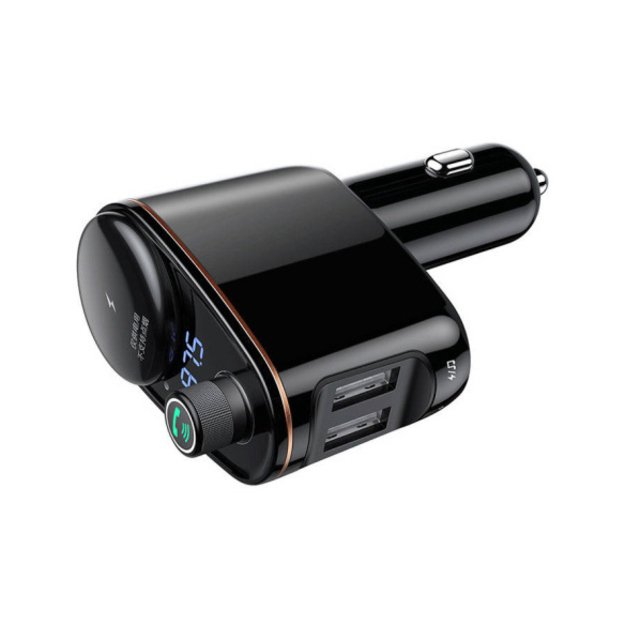 Baseus S-06 Bluetooth/USB car FM transmitter (Overseas Edition) - black 2
