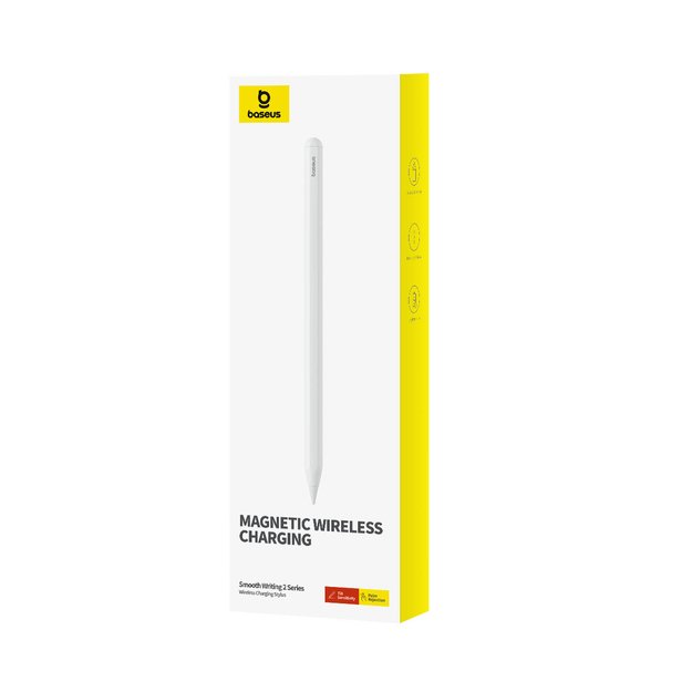 Baseus Smooth Writing 2 Overseas Edition stylus with active tip for iPad with replaceable tip - white 4