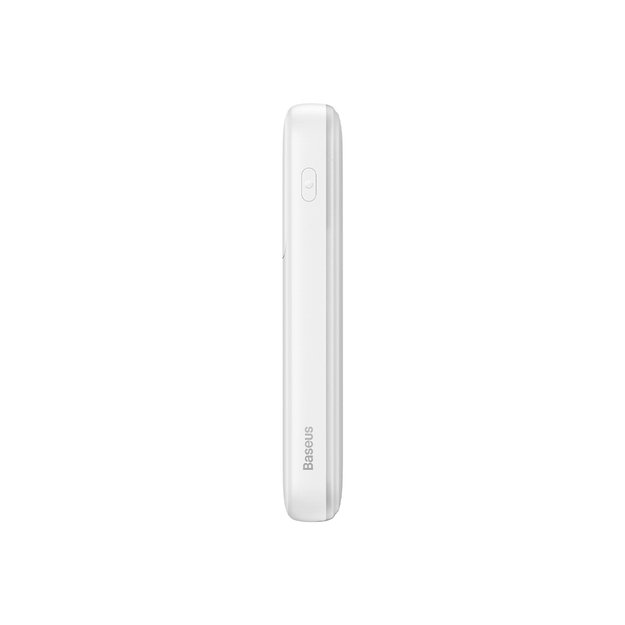Baseus Comet Series powerbank with display 10000mAh 22.5W - white + USB-A - USB-C cable 3
