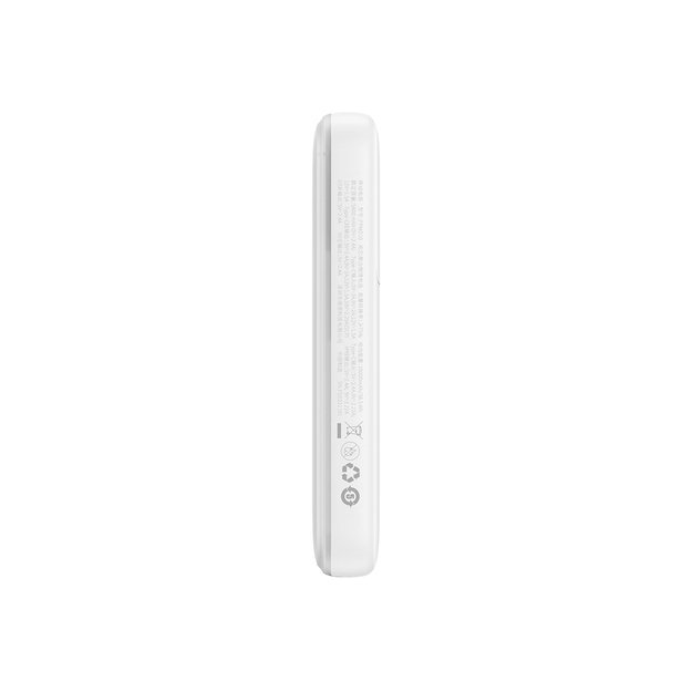 Baseus Comet Series powerbank with display 10000mAh 22.5W - white + USB-A - USB-C cable 4