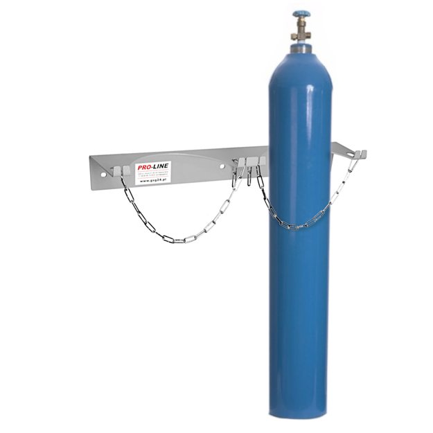 Wall holder for 2 gas cylinders, max. diameter 250 mm PRO-LINE cylinders 2