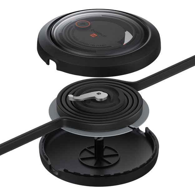 Baseus Free2Draw CB000084 retractable USB-C - Lightning / USB-C / micro USB cable 100W 1.1m - black 3