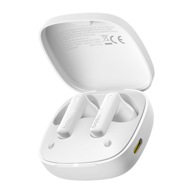 Baseus Bowie E19 TWS In-Ear Wireless Headphones - White 1