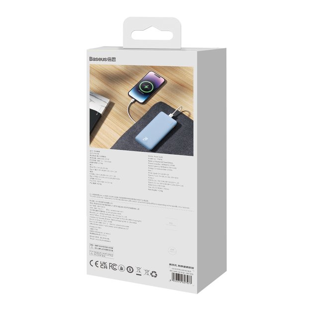 Baseus Airpow 20W 10000mAh Power Bank - Blue 7