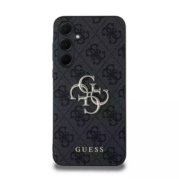 Guess 4G Big Metal Logo case for Samsung Galaxy A35 - black 9